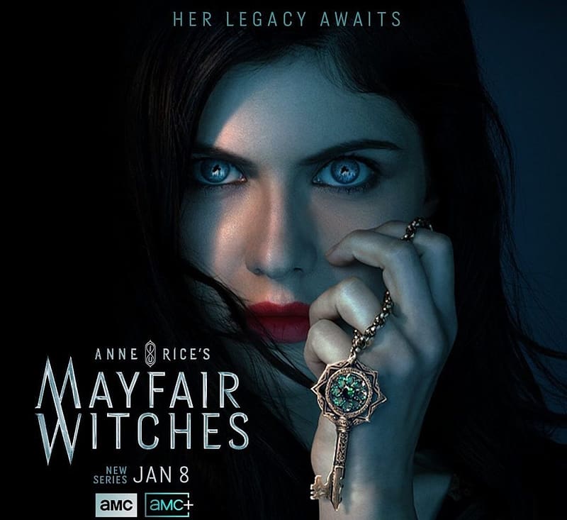 Mayfair Witches 2023 -, tv series, fantasy, key, mayfair witches, face, poster, alexandra daddario, actress, rowan, HD wallpaper