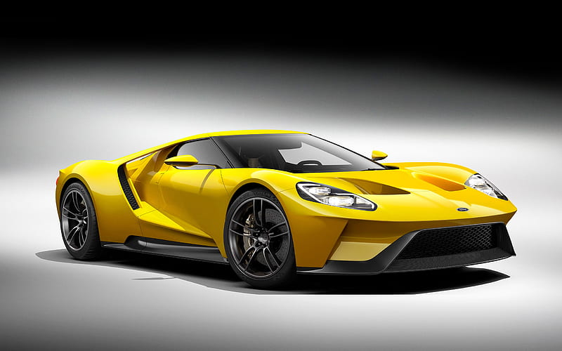 2017 Ford GT, 3rd Gen, Coupe, Turbo, V6, car, HD wallpaper