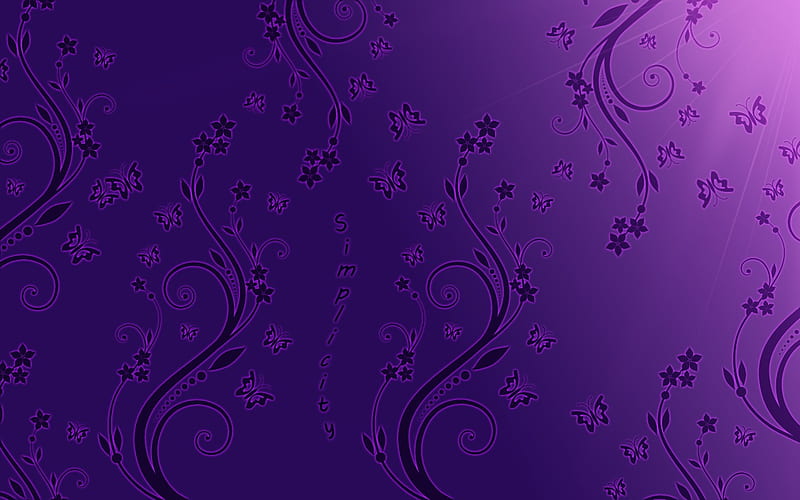 Simplicity, simple, purple, pink, dark, HD wallpaper