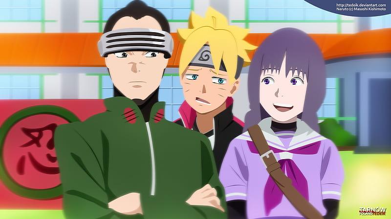 Naruto, Boruto, Boruto Uzumaki, Shino Aburame, Sumire Kakei, HD wallpaper
