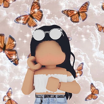 ButterflysInTheSky, cute, gif, roblox, HD phone wallpaper