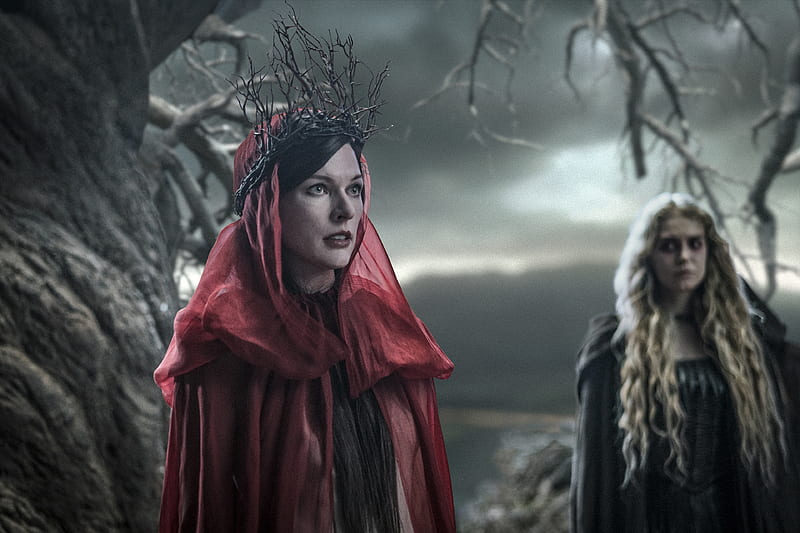 Milla Jovovich as Nimue The Blood Queen in Hellboy 2019, HD wallpaper