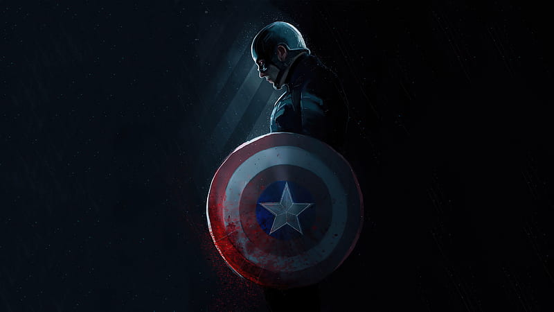 Captain America Art 2020, captain-america, superheroes, artwork, HD wallpaper