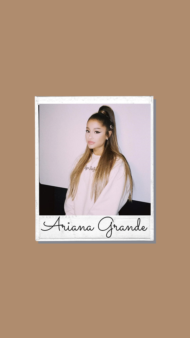 Ariana Grande Cute Simple Hd Phone Wallpaper Peakpx