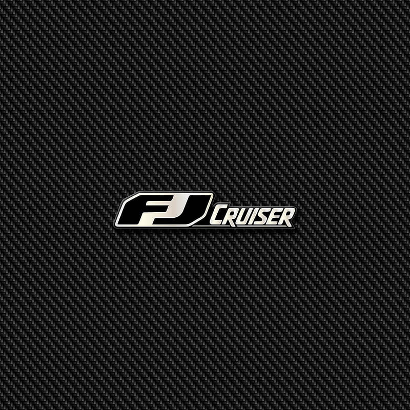 FJ Cruiser Carbon, badge, emblem, fj cruiser, toyota, HD phone wallpaper