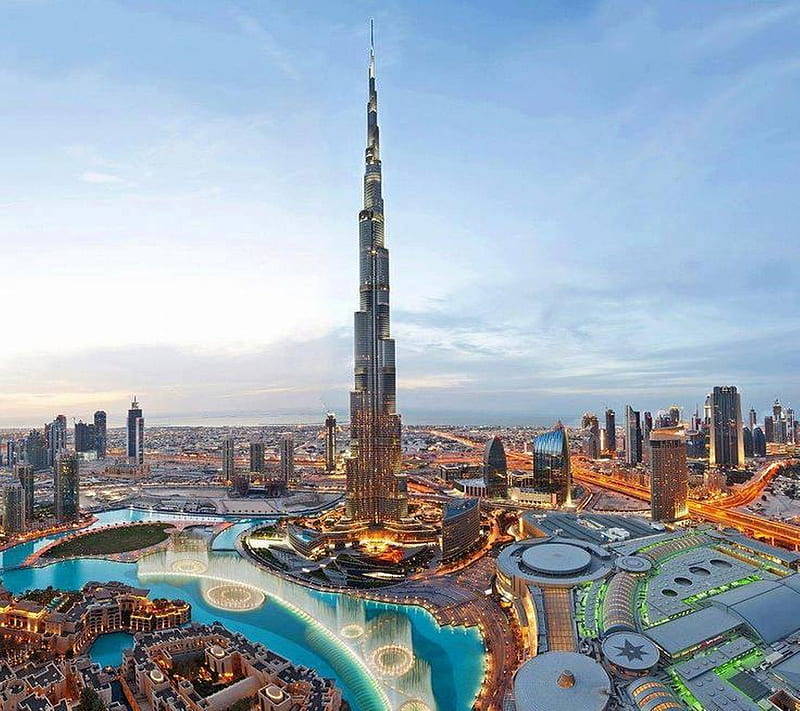Burj Khalifah, dubai, tower, HD wallpaper