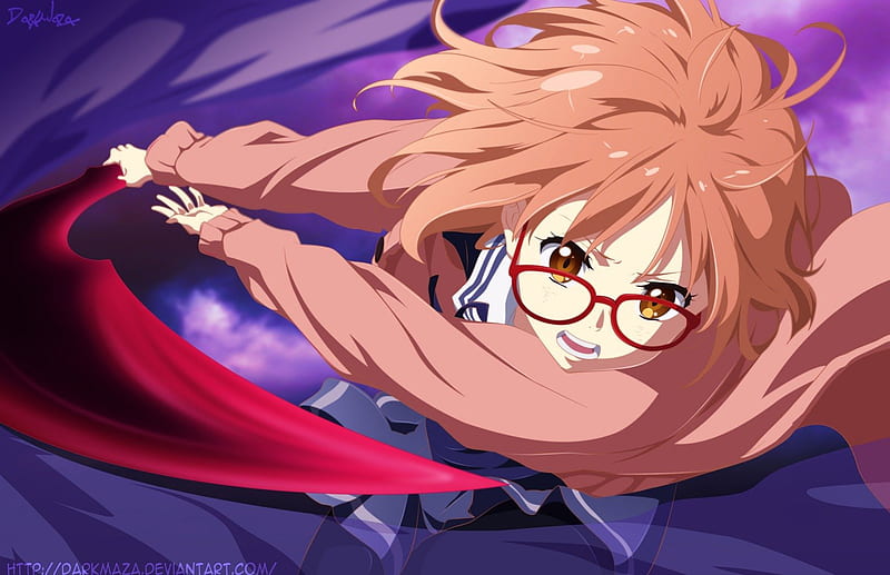 Beyond the Boundary Fan art Anime Character, Anime, black Hair