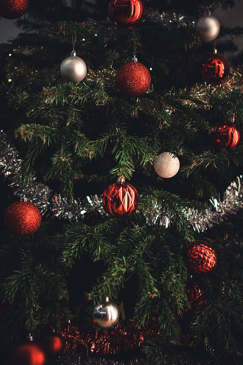 christmas toys, tree, new year, christmas, decoration, HD phone wallpaper