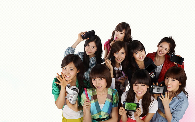 Girls Generation-beautiful girls idols combination 14, HD wallpaper