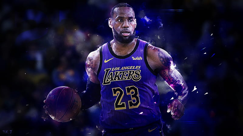 LeBron James, Los Angeles Lakers, Basketball, LA Lakers, NBA, HD wallpaper