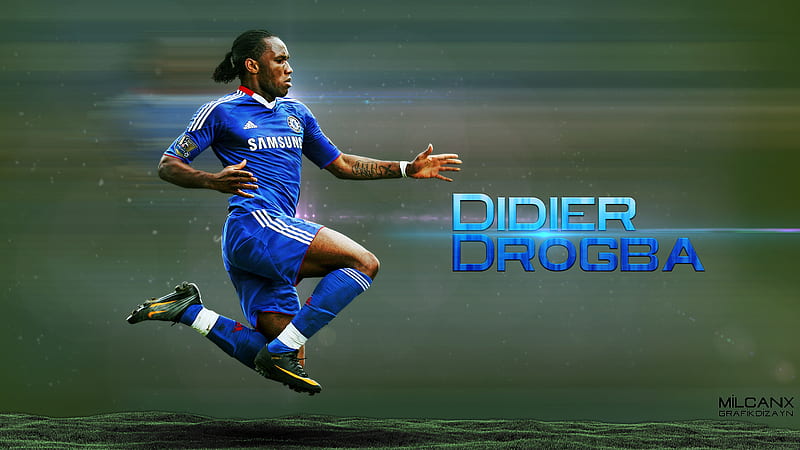 Soccer, Didier Drogba, Chelsea F.C., HD wallpaper