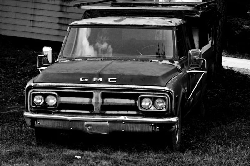 Retro Pickup, 1972, gmc truck, 1972 pickup, old truck, pickup truck, vintage truck, HD wallpaper