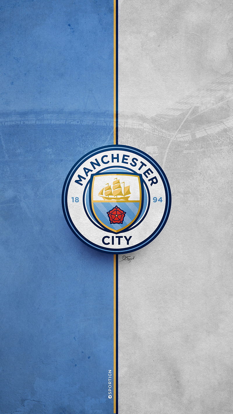 Manchester City FC, english soccer, european soccer, manchester city, mcfc, HD phone wallpaper