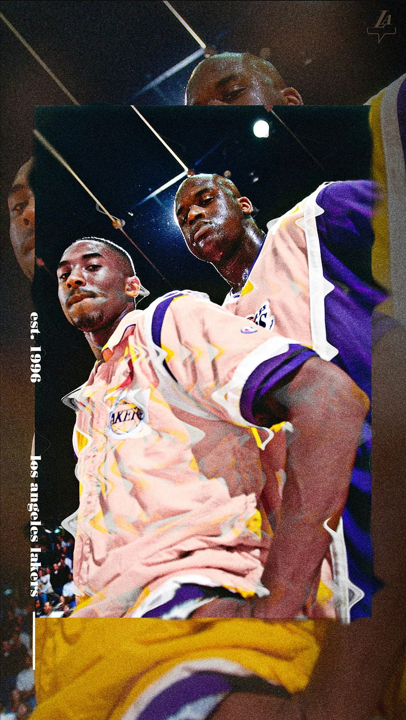 Download Kobe Shaq Cool Basketball Iphone Wallpaper  Wallpaperscom