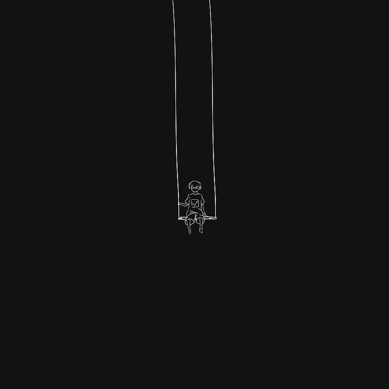 Dark, vertical, minimalism, artwork, HD phone wallpaper