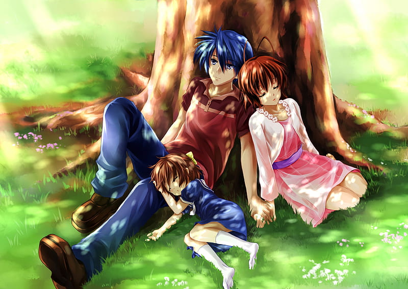 Anime characters, clannad nagisa et tomoya, girl, boys, embrace, confusion,  HD wallpaper | Wallpaperbetter