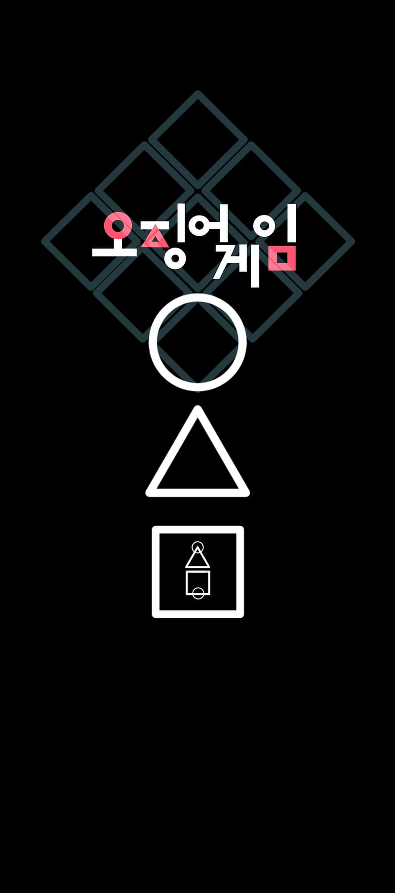 Squid game, Koreandrama, Symbol, Buttons, HD phone wallpaper