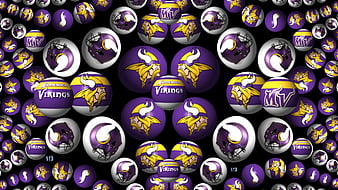 Minnesota Vikings Gem Logo - Football & Sports Background