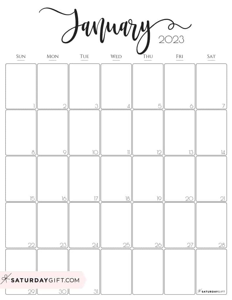 January Calendar - Cute (&) Printable January 2023 Calendar Designs, HD phone wallpaper