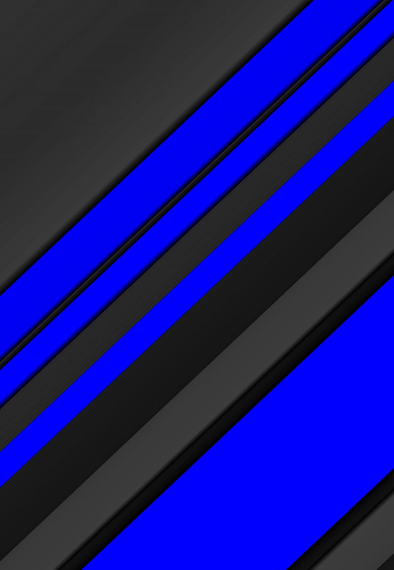 Material design 82, line, pattern, blue, black, dark, android, HD phone wallpaper