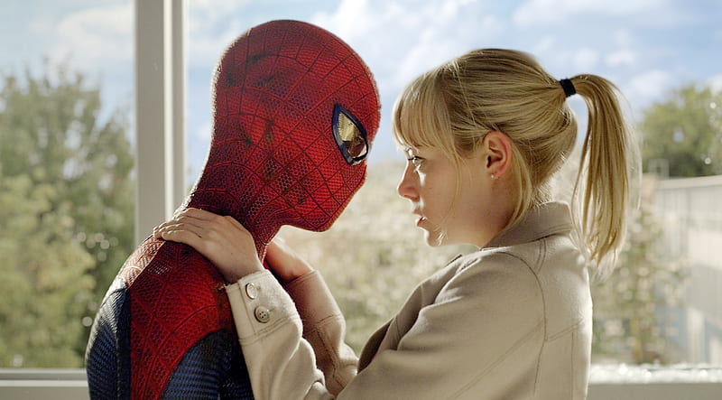 Emma Stone Spider Man, emma-stone, celebrities, girls, HD wallpaper