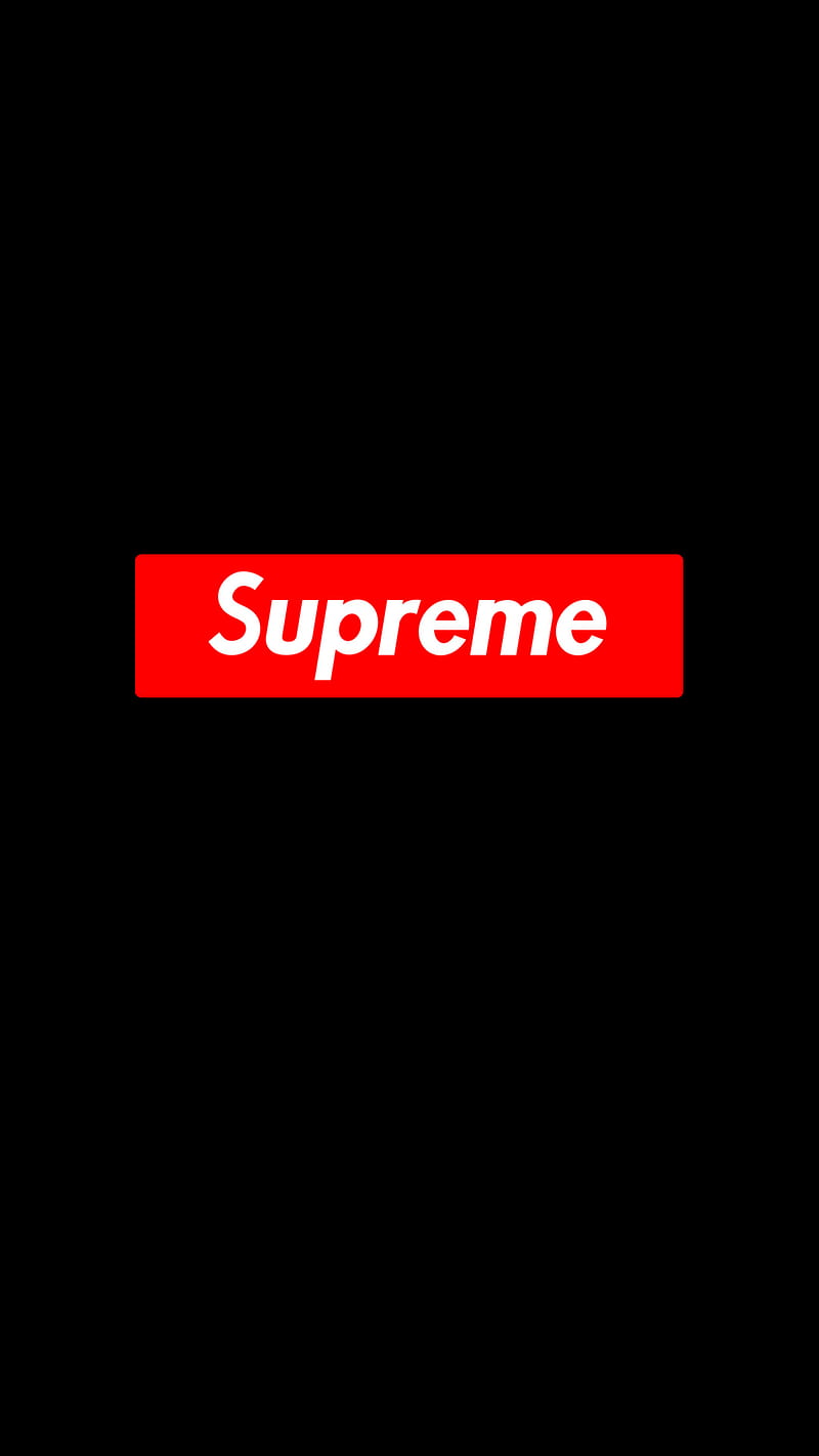 Supreme, brand, trap, rap and trap, brand, red, black, amoled, sup, tumblr, HD phone wallpaper