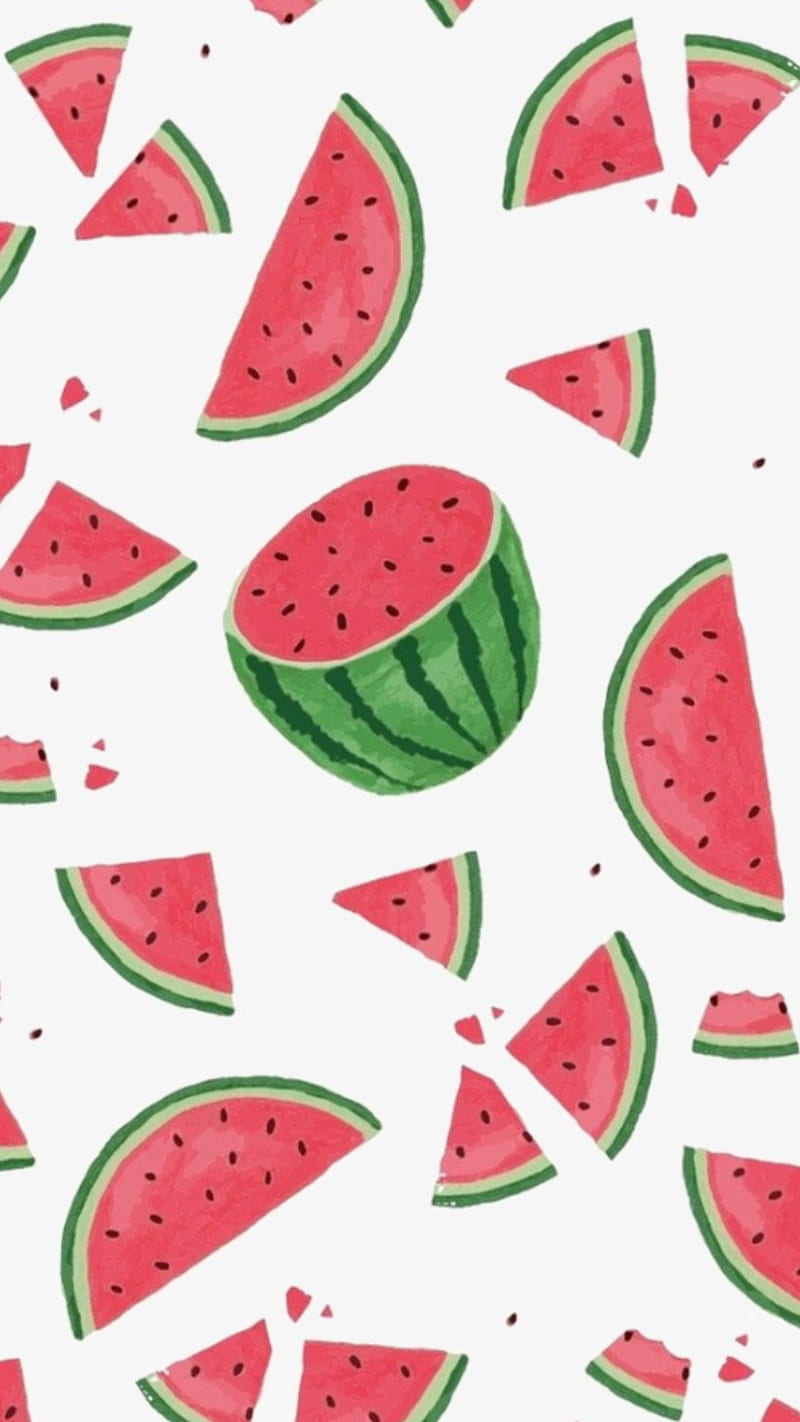 Watermelon, food, fruit, melon, HD phone wallpaper
