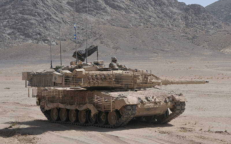 Leopard 2A6M, German main battle tank, German Army, modern armored vehicles, German tanks, HD wallpaper