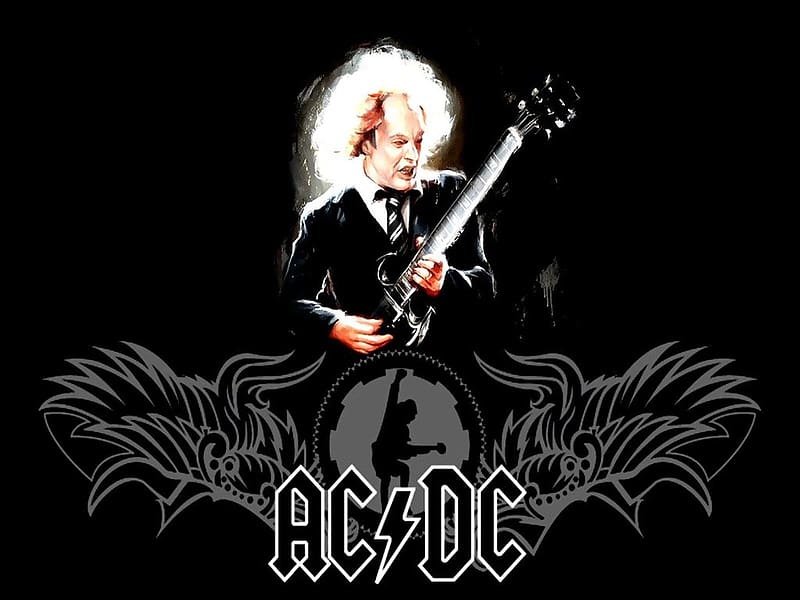 Music, Ac/dc, Angus Young, HD wallpaper