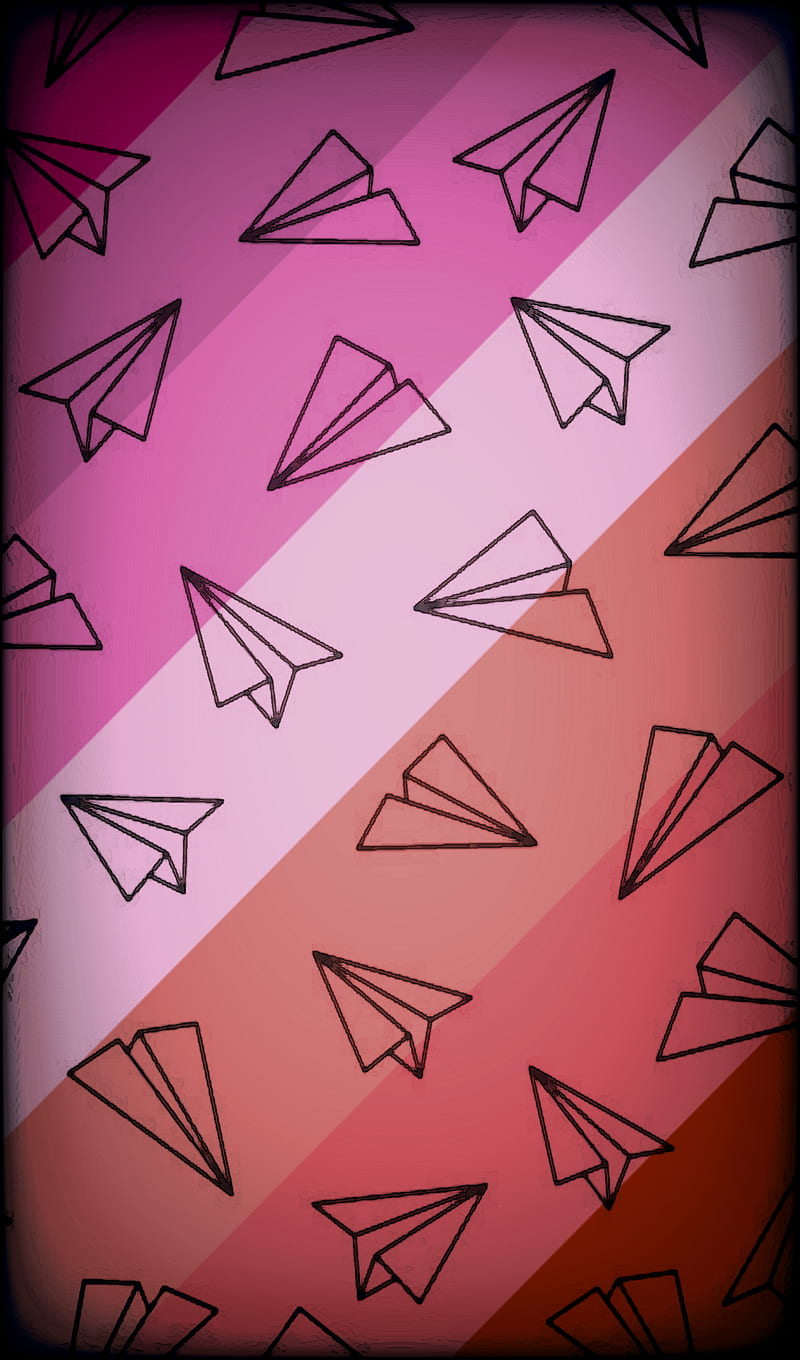 Lesbian Airplanes, paper airplanes, cute, gay, lgbt, HD phone wallpaper