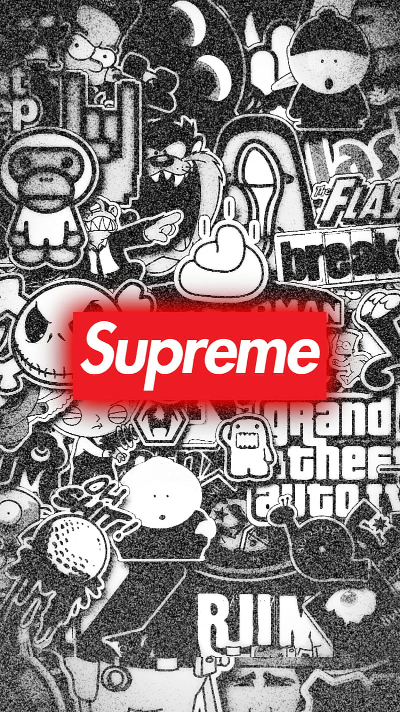 Black supreme, hip hop, esports, style, trending, HD phone wallpaper