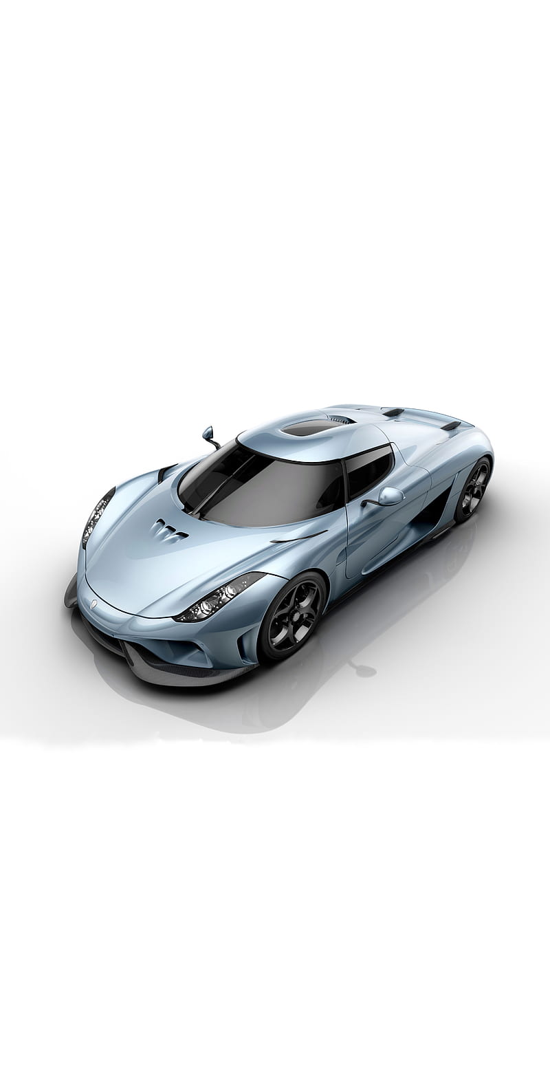 Koenigsegg Regera, amazing, blue, car, fast, future, gris, hypercar, supercar, HD phone wallpaper