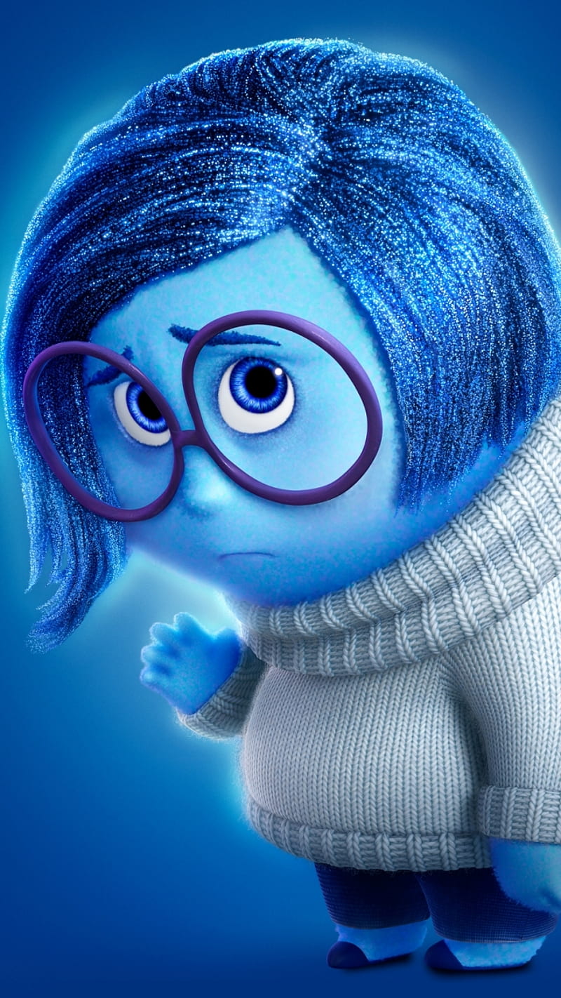 Inside out, emotion, sadness, HD phone wallpaper
