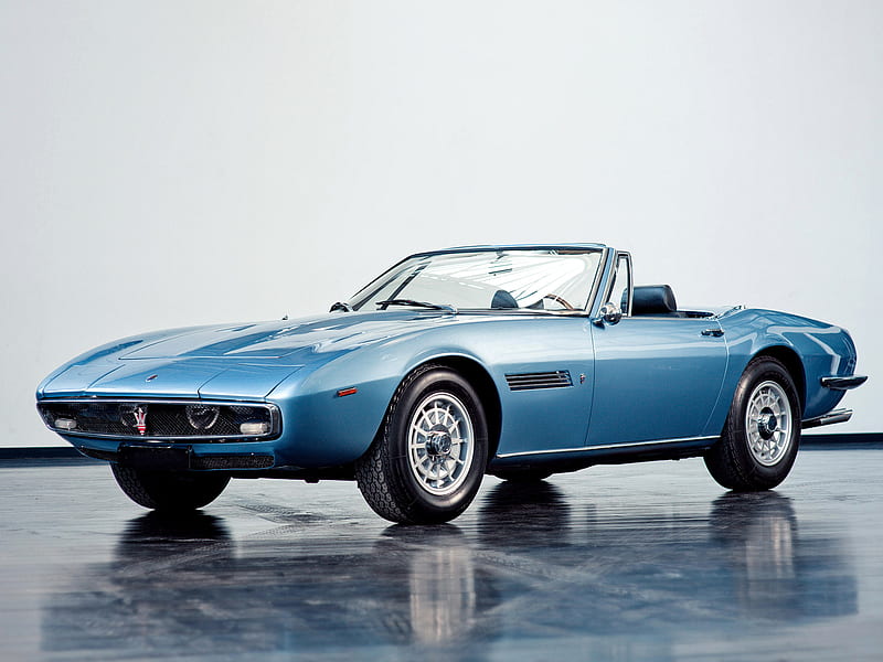 1969 Maserati Ghibli Spyder, Convertible, V8, car, HD wallpaper