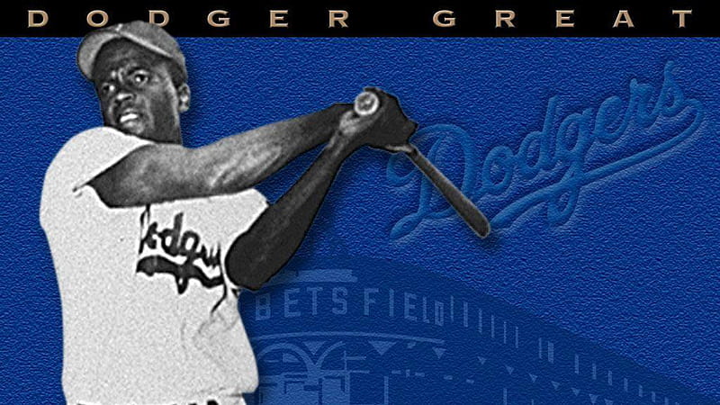 Los Angeles Dodgers Player Jackie Robinson Dodgers, HD wallpaper