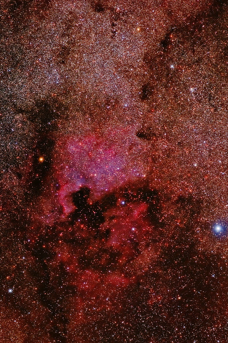 nebula, stars, glow, constellations, space, HD phone wallpaper
