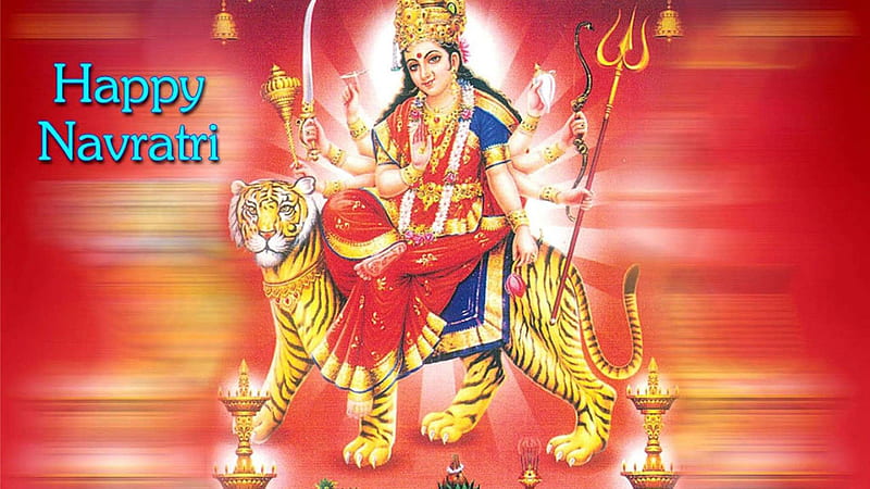 Happy Navratri Durga, HD wallpaper