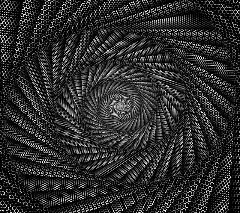 Spiral, abstract, stairs, vortex, HD wallpaper