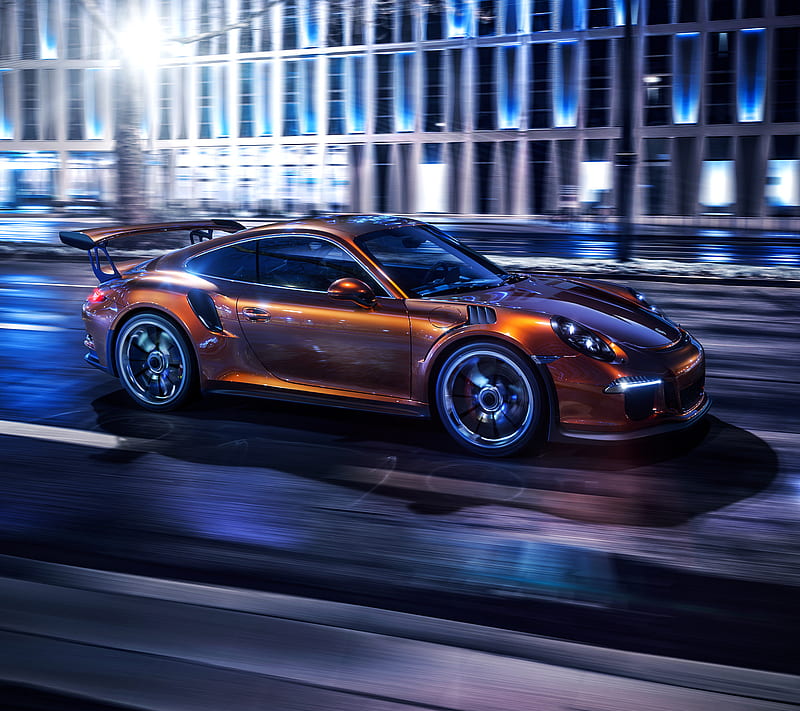 Porsche 911 GT3 RS, 911, german, gt3, orange, porsche, supercar, HD ...