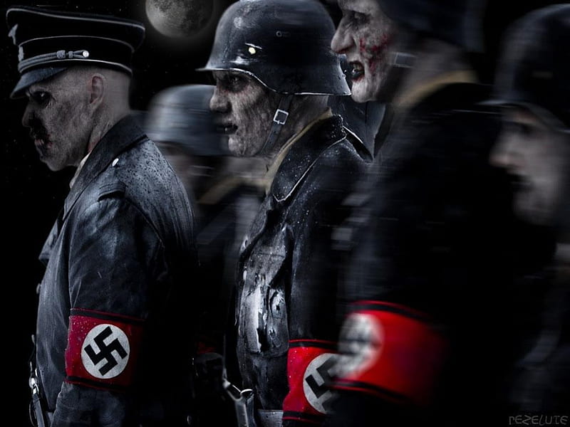 nazi, terror, movie, zombie, HD wallpaper