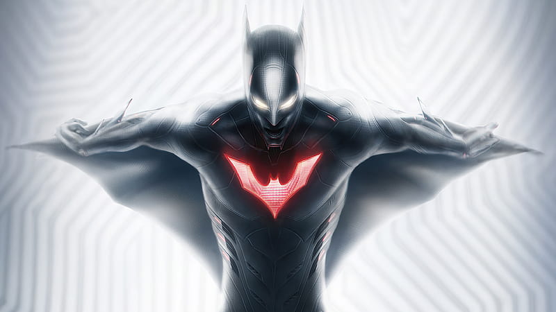 Batman Beyond Tech Suit, batman, superheroes, artwork, artist, artstation, HD wallpaper