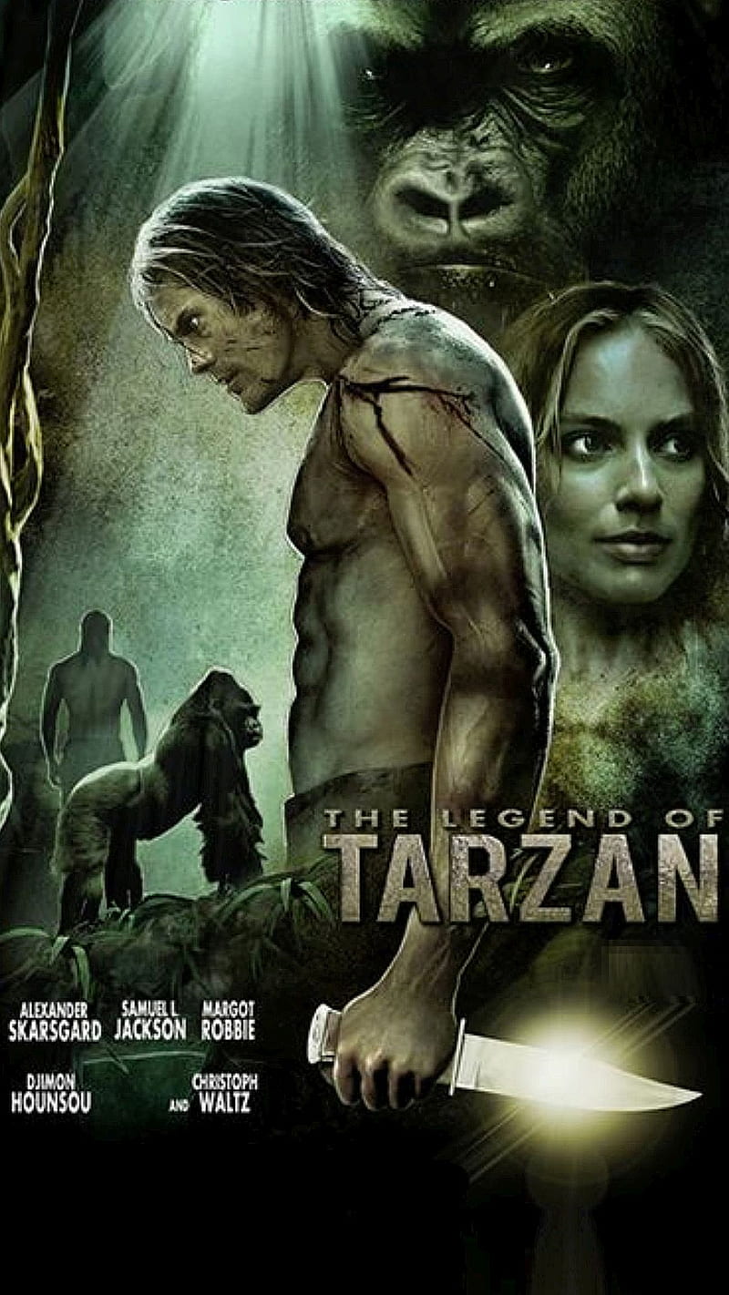 La leyenda de tarzán, 2016, película, póster, Fondo de pantalla de