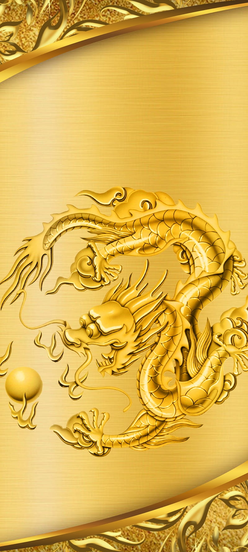 1920x1080px, 1080P free download Luxury Golden dragon, gold