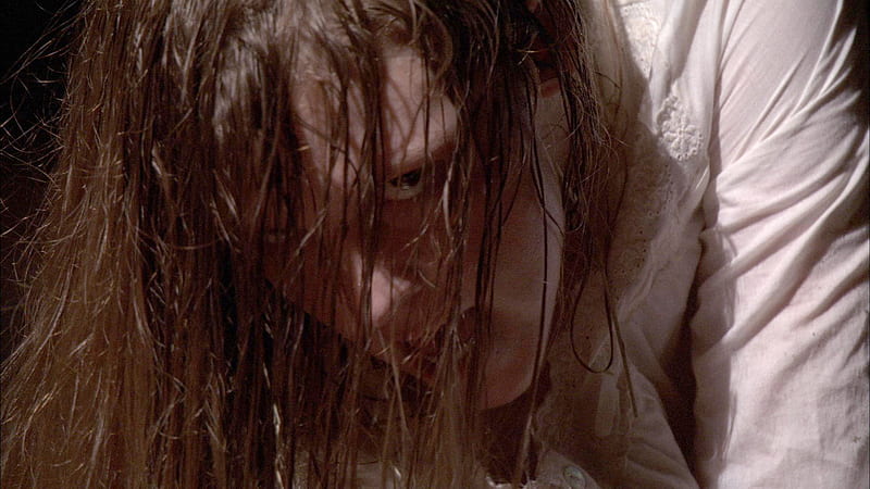 Possessed , female, mad, blonde, bonito, nell, woman, angry, the last exorcism, wet hair, face, HD wallpaper