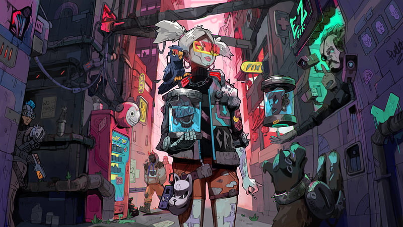 Cyberpunk 2077 Night City Illustration, HD wallpaper