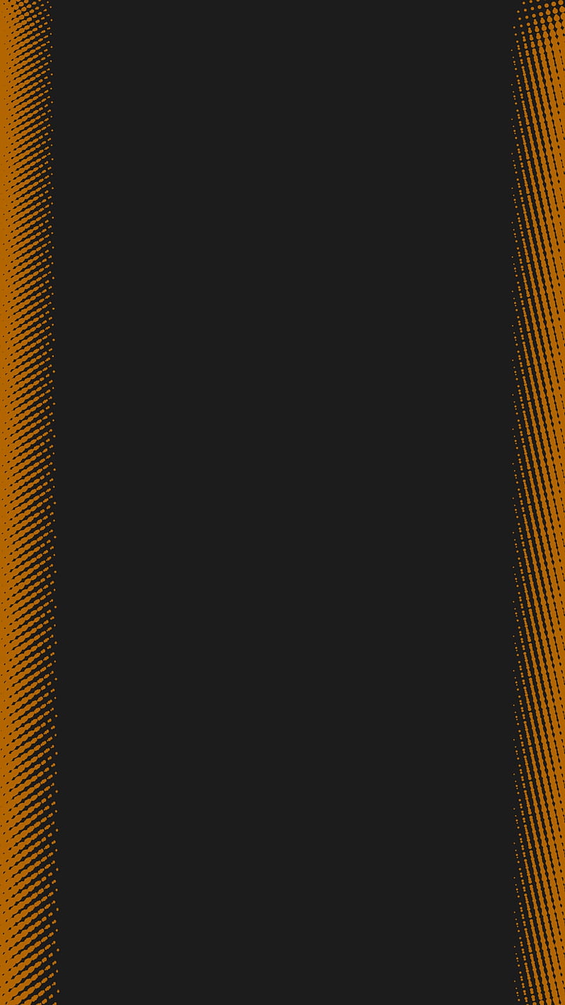 Orange Dot Edges, FMYury, abstract, black, brown, circles, color, colorful, colors, dots, frame, gradient, lines, yellow, HD phone wallpaper