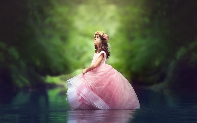 little girl, pretty, little, Nexus, bonito, adorable, dainty, sightly, sweet, kid, graphy, fair, nice, Fun, people, beauty, child, pink, Belle, bonny, lovely, comely, pure, blonde, baby, cute, Standing, Water, girl, nature, white, childhood, HD wallpaper