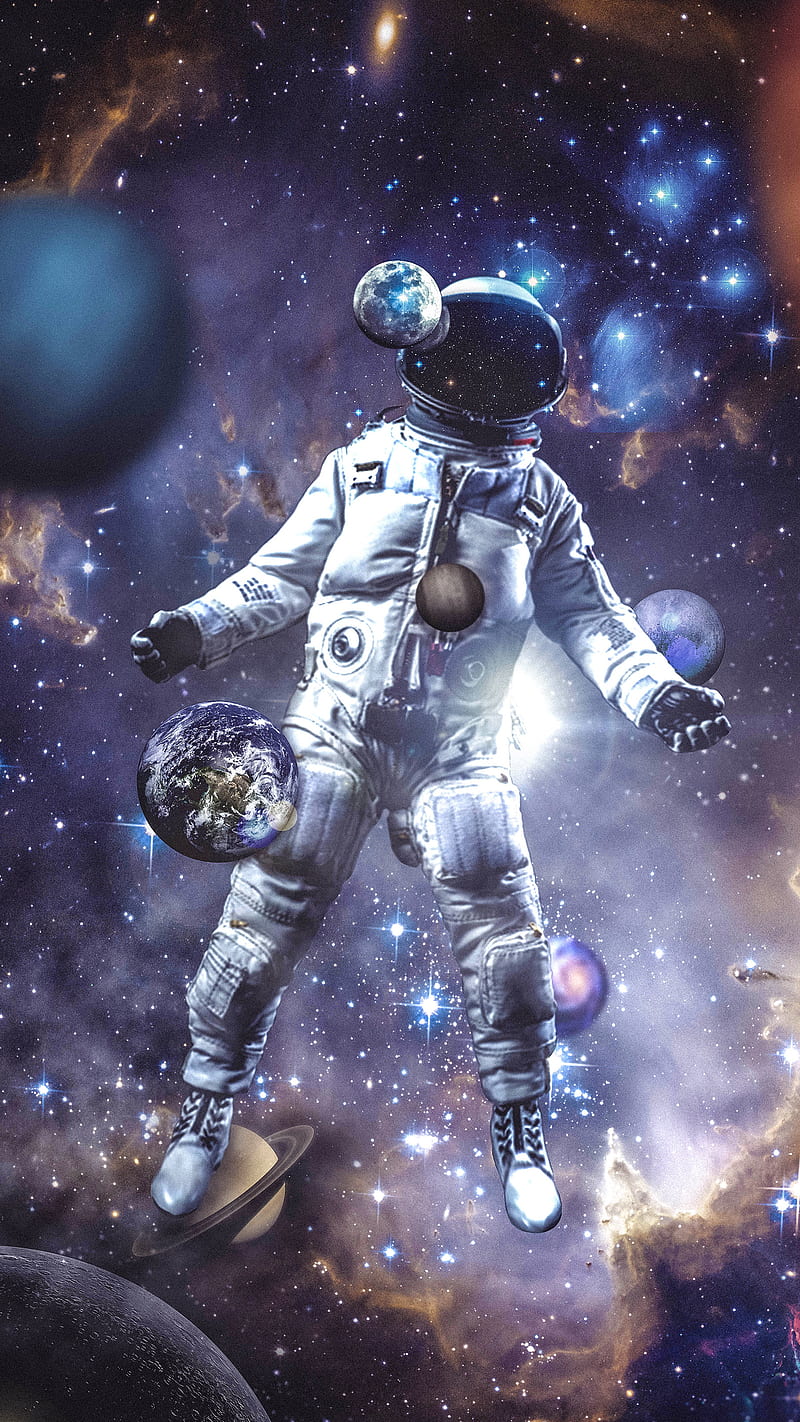 awesome astronaut lost background