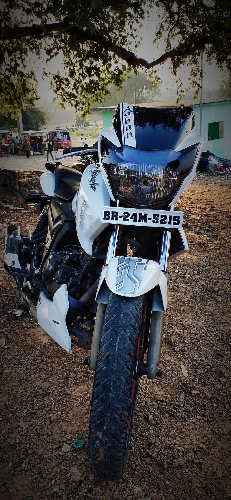 Apache RTR 180 white, bike motorcycle, two wheler, HD phone wallpaper
