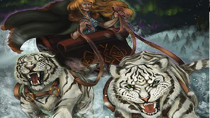 Freyja Attacks, world, freyja, clan, viking, HD wallpaper